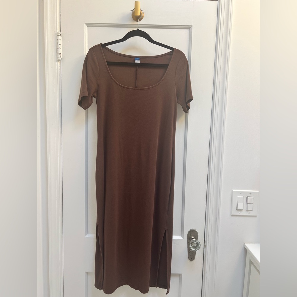 Old Navy Chocolate Short Sleeve Dress